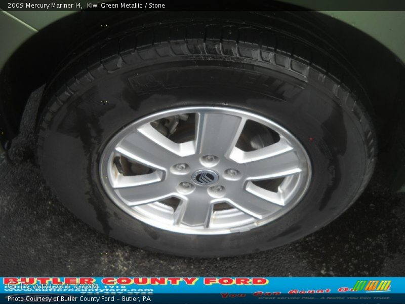 Kiwi Green Metallic / Stone 2009 Mercury Mariner I4