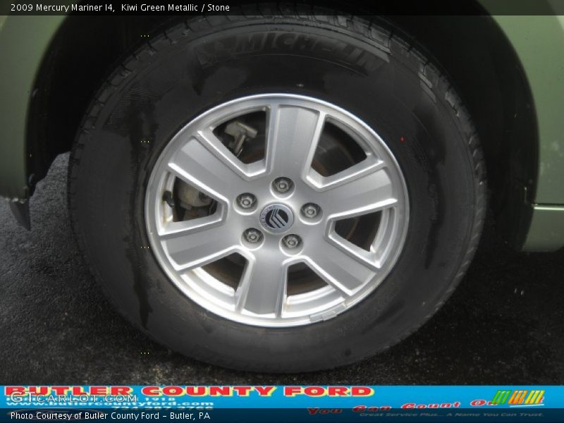 Kiwi Green Metallic / Stone 2009 Mercury Mariner I4