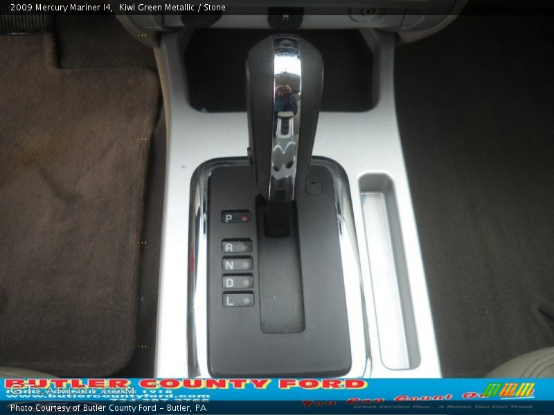 Kiwi Green Metallic / Stone 2009 Mercury Mariner I4