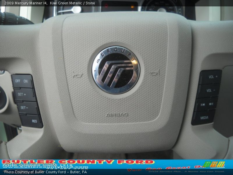 Kiwi Green Metallic / Stone 2009 Mercury Mariner I4