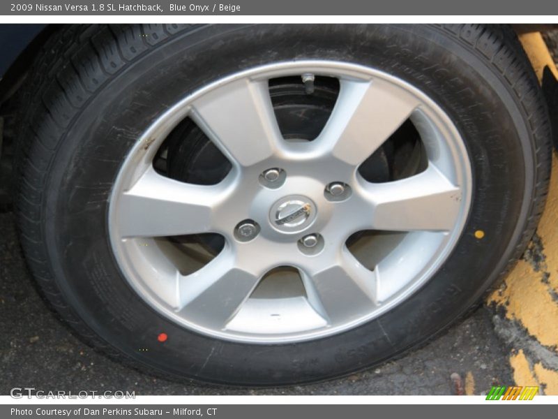Blue Onyx / Beige 2009 Nissan Versa 1.8 SL Hatchback