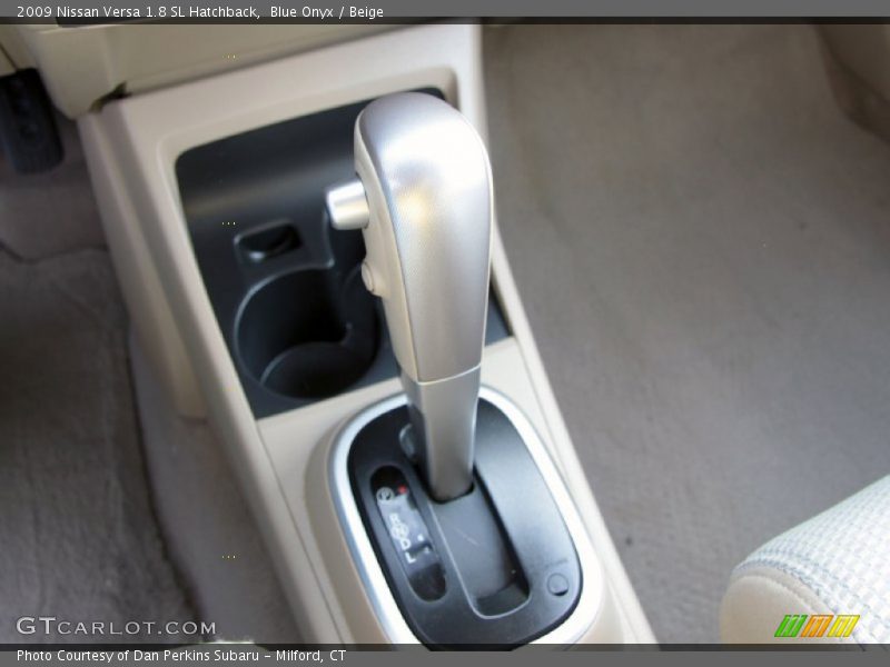 Blue Onyx / Beige 2009 Nissan Versa 1.8 SL Hatchback