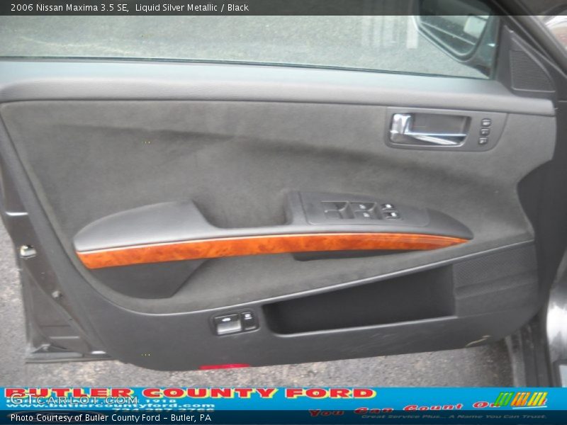 Liquid Silver Metallic / Black 2006 Nissan Maxima 3.5 SE