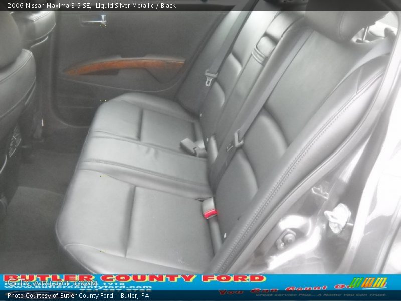Liquid Silver Metallic / Black 2006 Nissan Maxima 3.5 SE