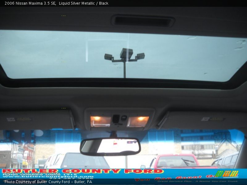 Liquid Silver Metallic / Black 2006 Nissan Maxima 3.5 SE