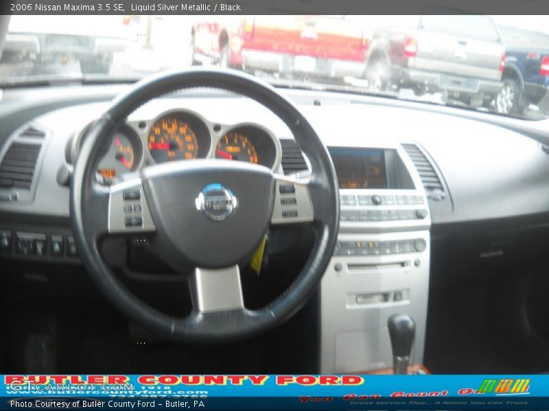 Liquid Silver Metallic / Black 2006 Nissan Maxima 3.5 SE