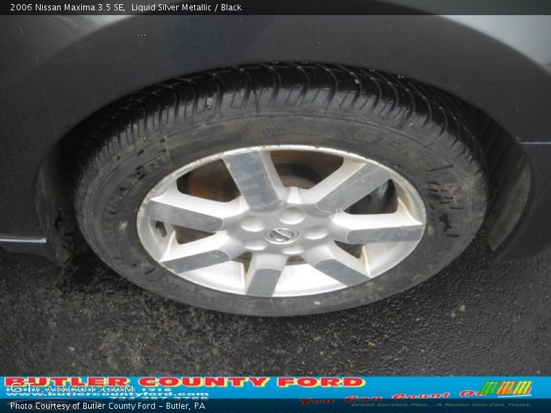 Liquid Silver Metallic / Black 2006 Nissan Maxima 3.5 SE