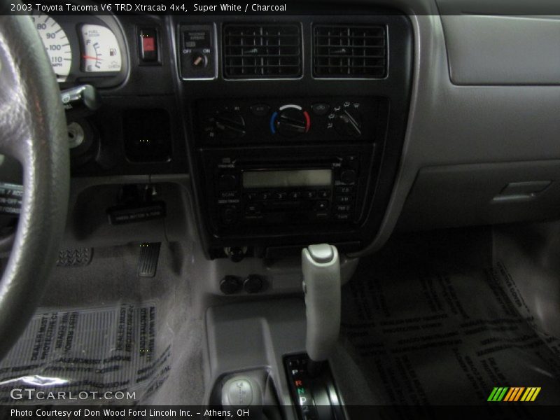 Super White / Charcoal 2003 Toyota Tacoma V6 TRD Xtracab 4x4