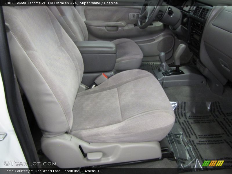Super White / Charcoal 2003 Toyota Tacoma V6 TRD Xtracab 4x4