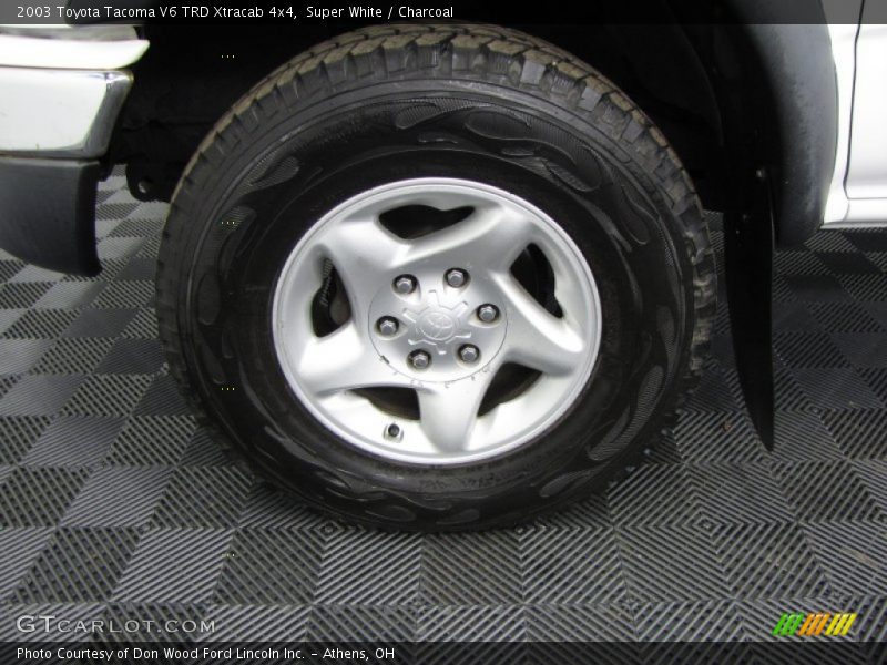 Super White / Charcoal 2003 Toyota Tacoma V6 TRD Xtracab 4x4