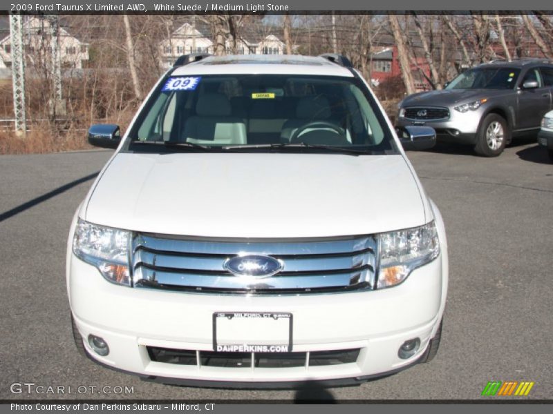 White Suede / Medium Light Stone 2009 Ford Taurus X Limited AWD