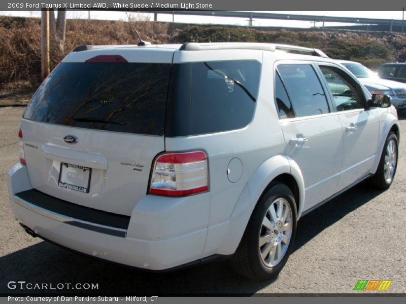 White Suede / Medium Light Stone 2009 Ford Taurus X Limited AWD