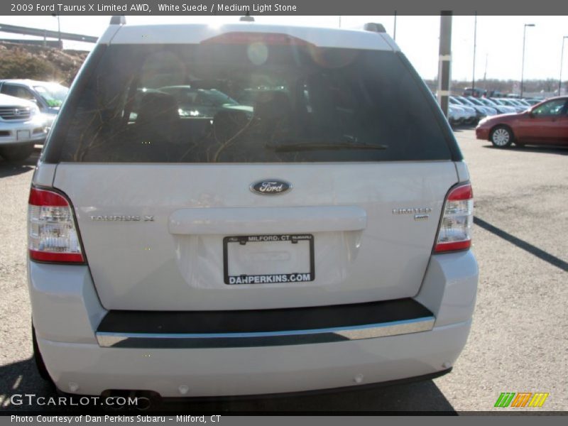White Suede / Medium Light Stone 2009 Ford Taurus X Limited AWD
