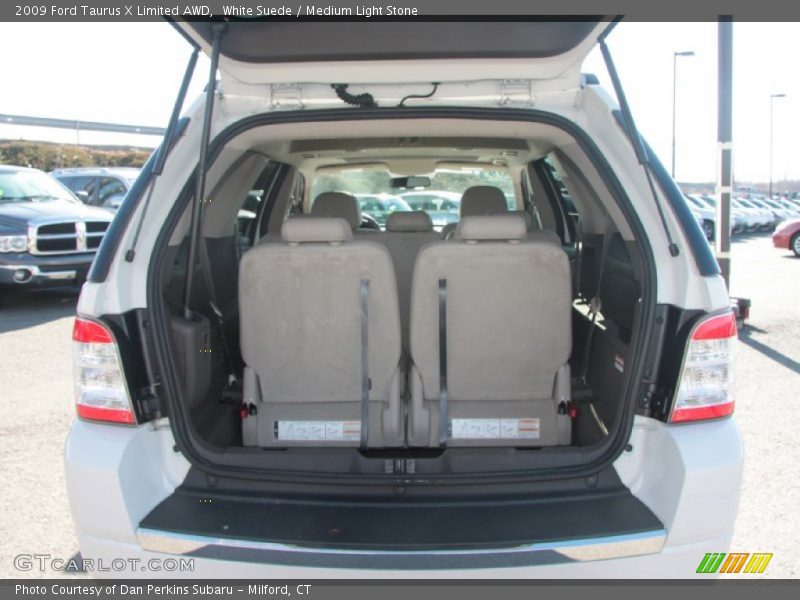 White Suede / Medium Light Stone 2009 Ford Taurus X Limited AWD