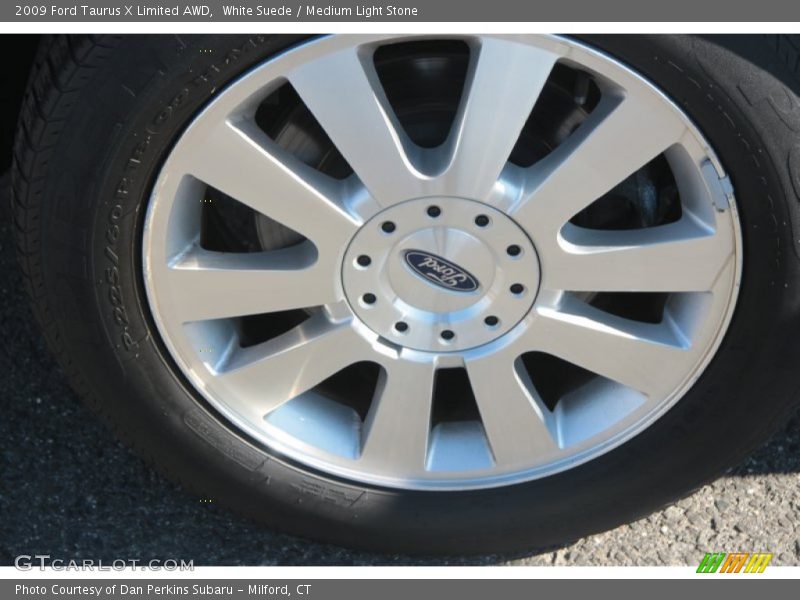 White Suede / Medium Light Stone 2009 Ford Taurus X Limited AWD