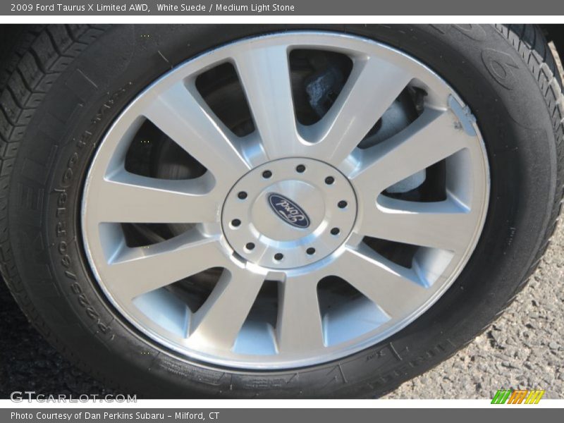 White Suede / Medium Light Stone 2009 Ford Taurus X Limited AWD