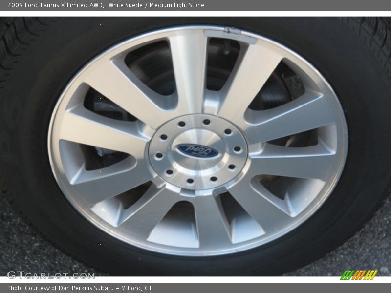 White Suede / Medium Light Stone 2009 Ford Taurus X Limited AWD
