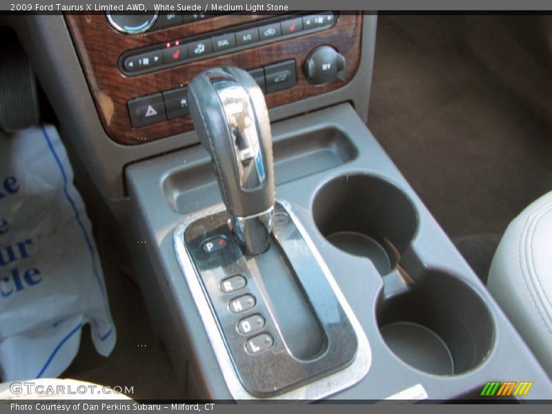 White Suede / Medium Light Stone 2009 Ford Taurus X Limited AWD
