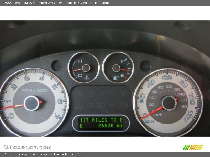 White Suede / Medium Light Stone 2009 Ford Taurus X Limited AWD