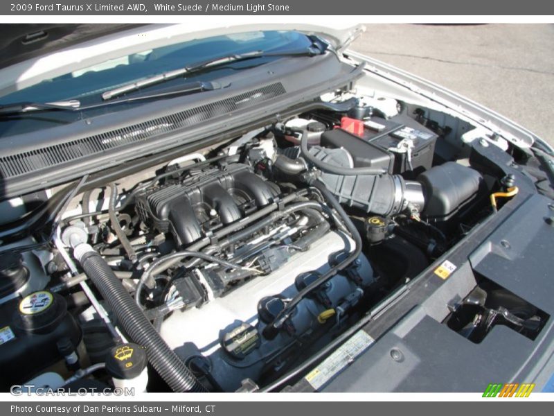 White Suede / Medium Light Stone 2009 Ford Taurus X Limited AWD