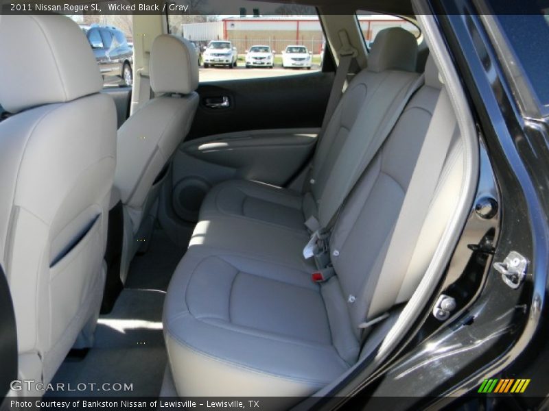 Wicked Black / Gray 2011 Nissan Rogue SL