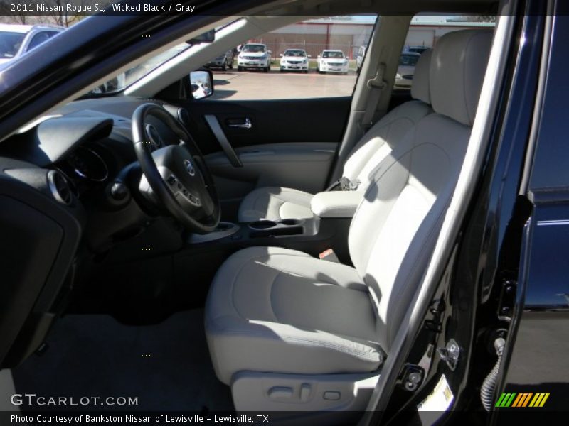 Wicked Black / Gray 2011 Nissan Rogue SL