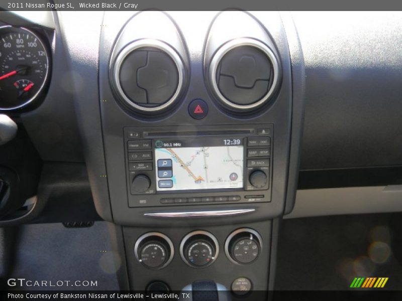 Wicked Black / Gray 2011 Nissan Rogue SL
