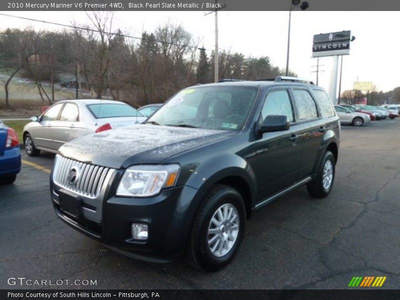 Black Pearl Slate Metallic / Black 2010 Mercury Mariner V6 Premier 4WD