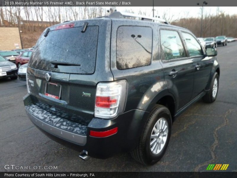 Black Pearl Slate Metallic / Black 2010 Mercury Mariner V6 Premier 4WD