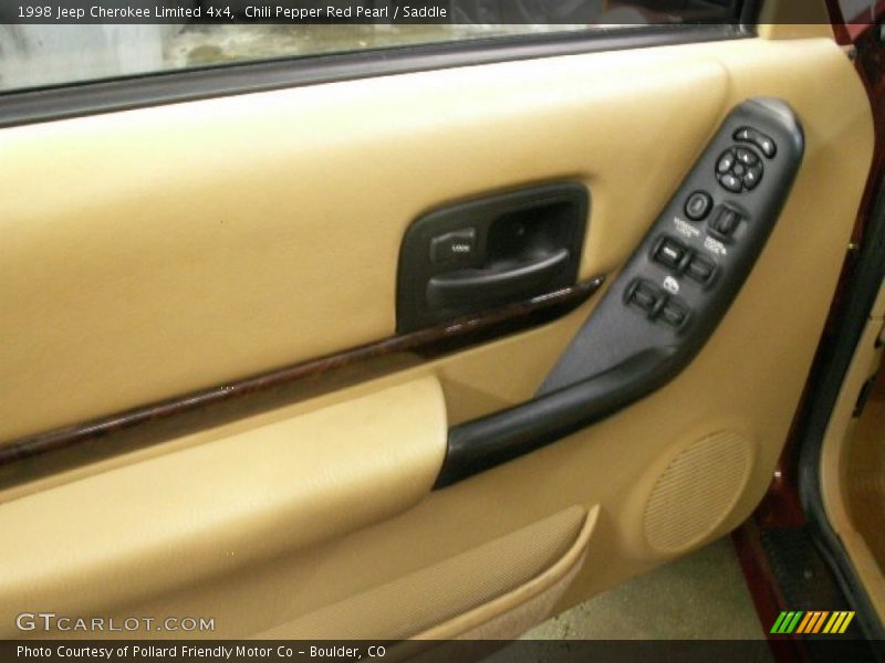 Chili Pepper Red Pearl / Saddle 1998 Jeep Cherokee Limited 4x4