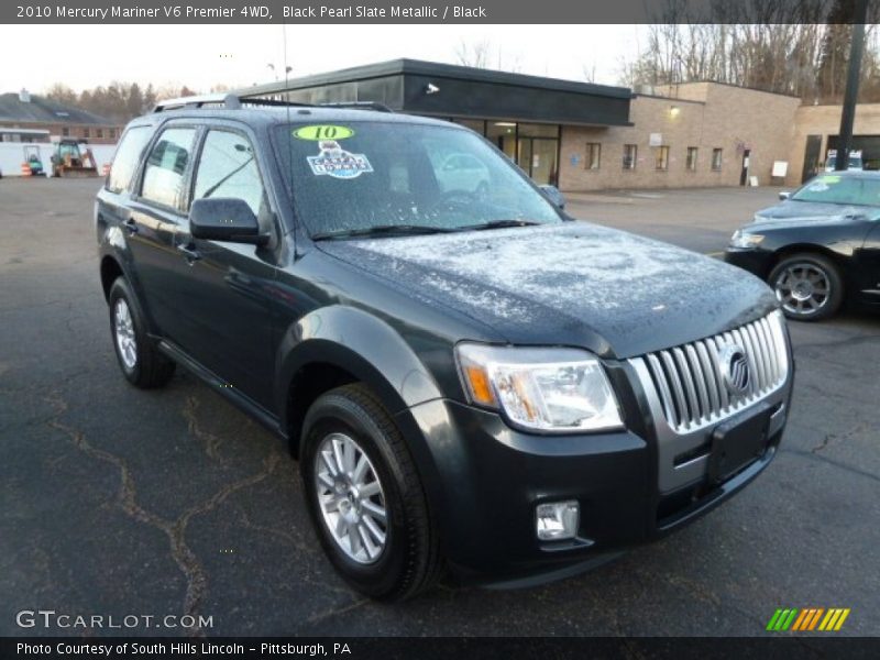 Black Pearl Slate Metallic / Black 2010 Mercury Mariner V6 Premier 4WD