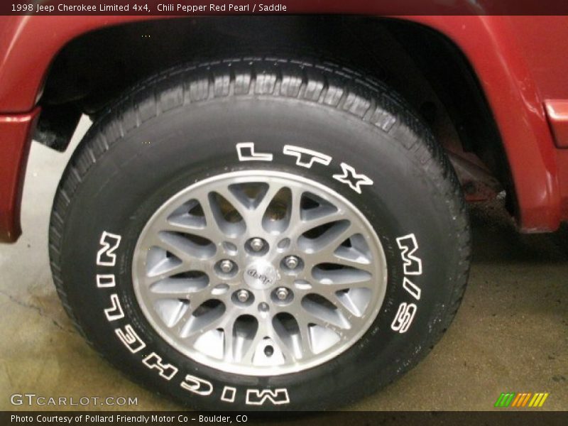 Chili Pepper Red Pearl / Saddle 1998 Jeep Cherokee Limited 4x4