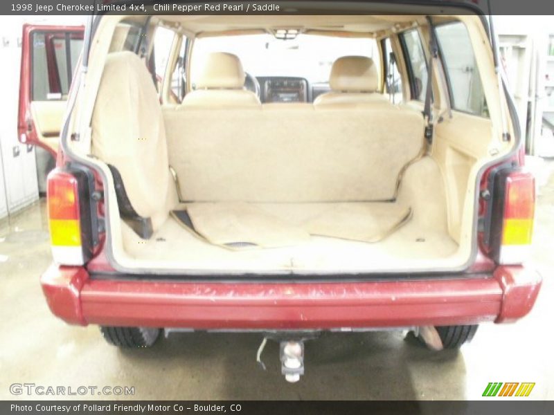 Chili Pepper Red Pearl / Saddle 1998 Jeep Cherokee Limited 4x4
