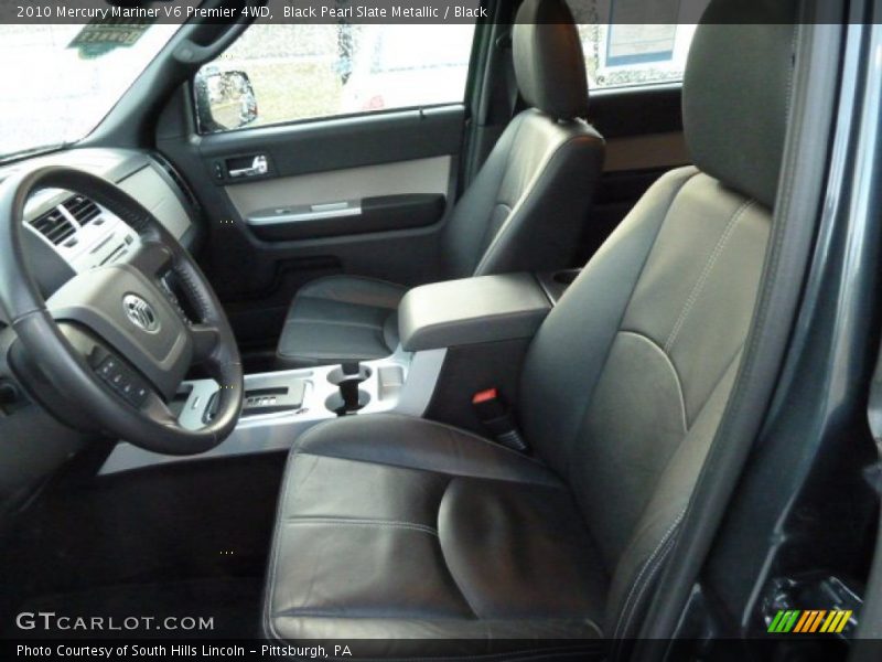 Black Pearl Slate Metallic / Black 2010 Mercury Mariner V6 Premier 4WD
