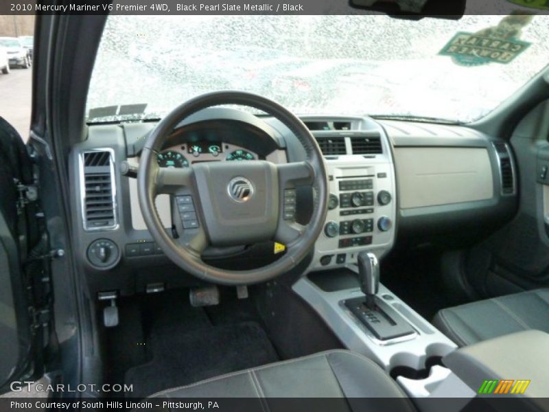 Black Pearl Slate Metallic / Black 2010 Mercury Mariner V6 Premier 4WD