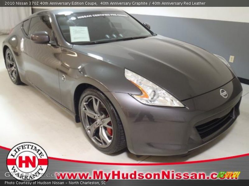 40th Anniversary Graphite / 40th Anniversary Red Leather 2010 Nissan 370Z 40th Anniversary Edition Coupe