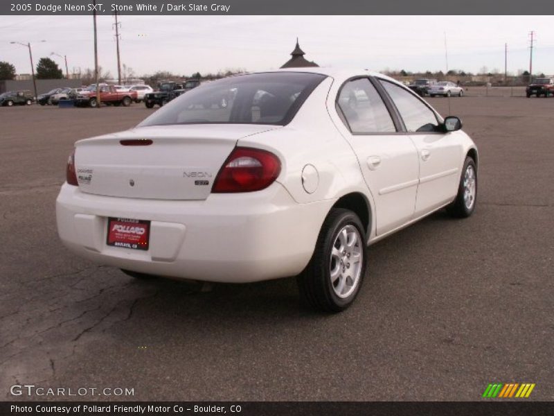 Stone White / Dark Slate Gray 2005 Dodge Neon SXT