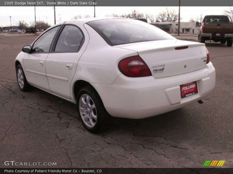 Stone White / Dark Slate Gray 2005 Dodge Neon SXT