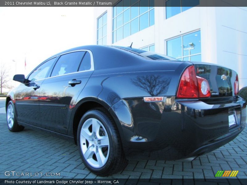 Black Granite Metallic / Titanium 2011 Chevrolet Malibu LS