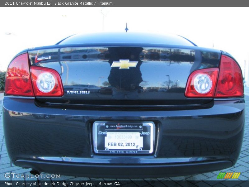 Black Granite Metallic / Titanium 2011 Chevrolet Malibu LS