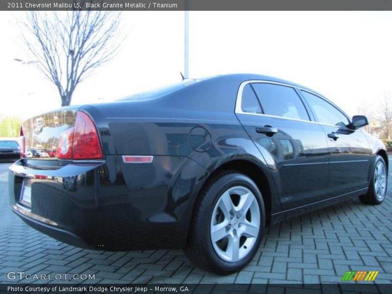 Black Granite Metallic / Titanium 2011 Chevrolet Malibu LS