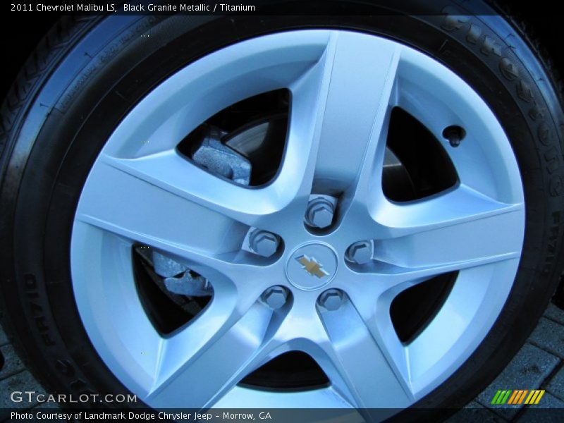 Black Granite Metallic / Titanium 2011 Chevrolet Malibu LS