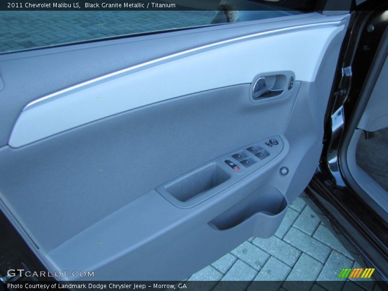 Black Granite Metallic / Titanium 2011 Chevrolet Malibu LS