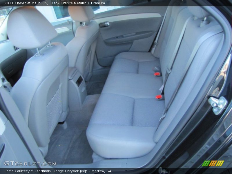 Black Granite Metallic / Titanium 2011 Chevrolet Malibu LS