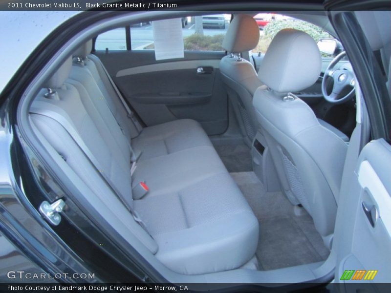 Black Granite Metallic / Titanium 2011 Chevrolet Malibu LS