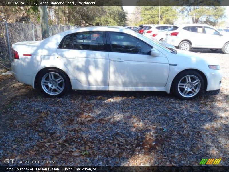 White Diamond Pearl / Parchment 2007 Acura TL 3.2