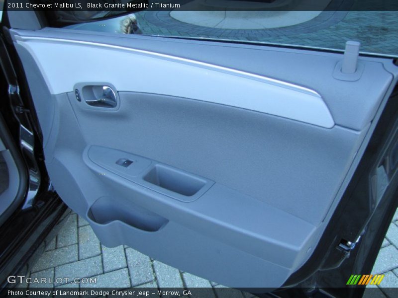 Black Granite Metallic / Titanium 2011 Chevrolet Malibu LS