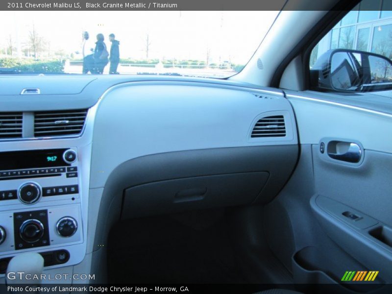 Black Granite Metallic / Titanium 2011 Chevrolet Malibu LS