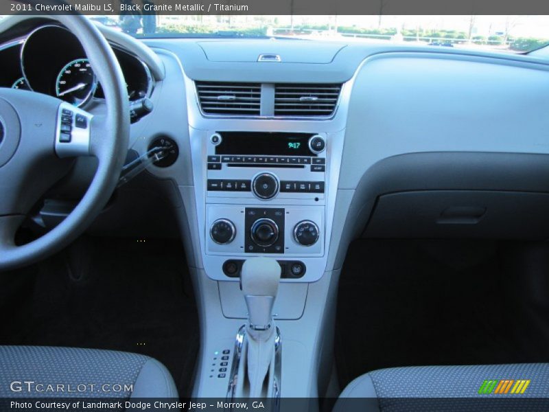 Black Granite Metallic / Titanium 2011 Chevrolet Malibu LS