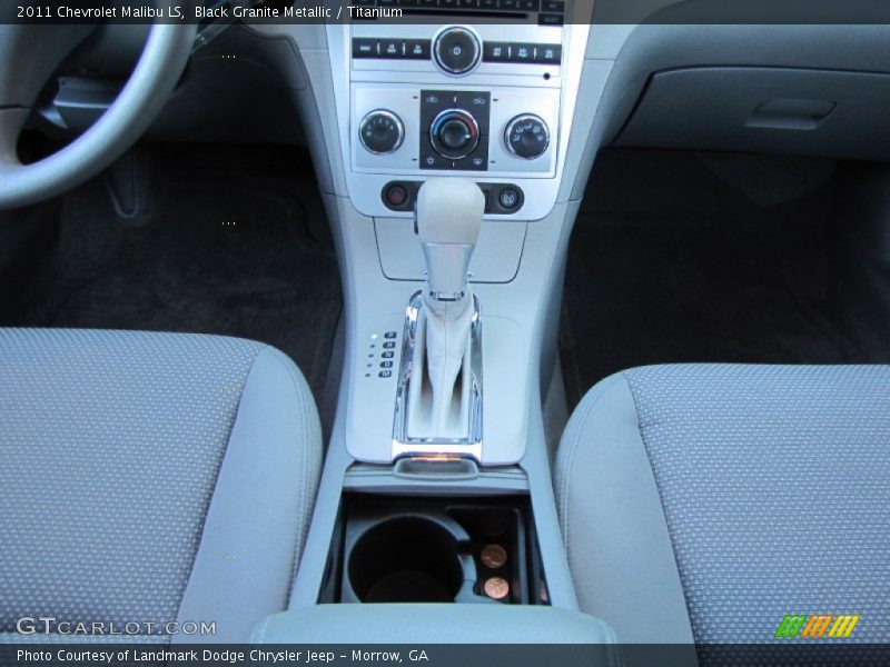 Black Granite Metallic / Titanium 2011 Chevrolet Malibu LS